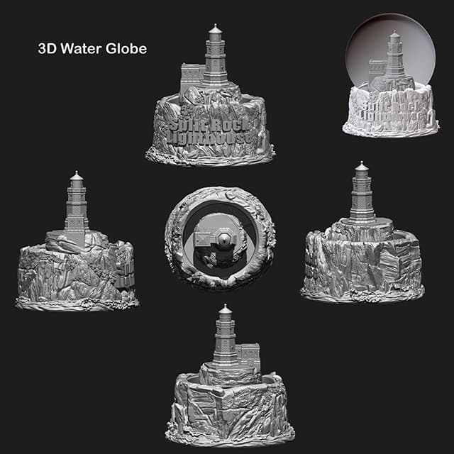 Custom Water Globe